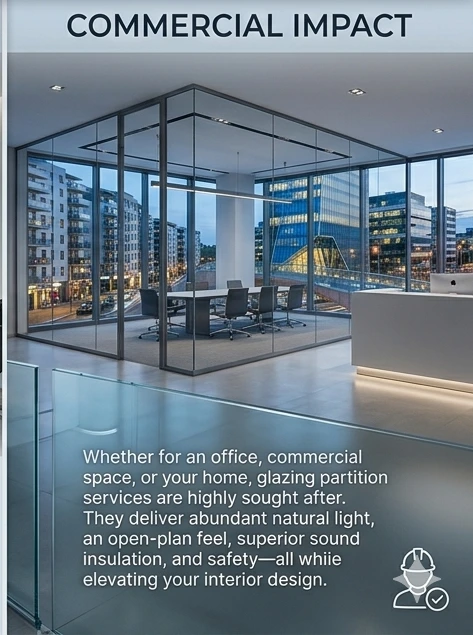 Glazing Partitions 6 commercial impact